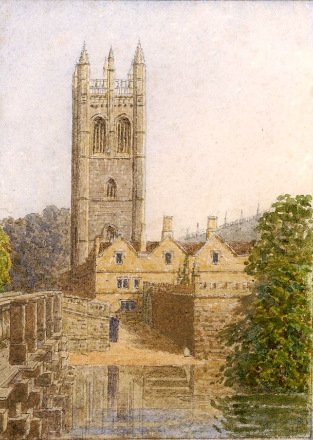 George Pyne - Magdalen Tower from Magdalen Bridge | MasterArt